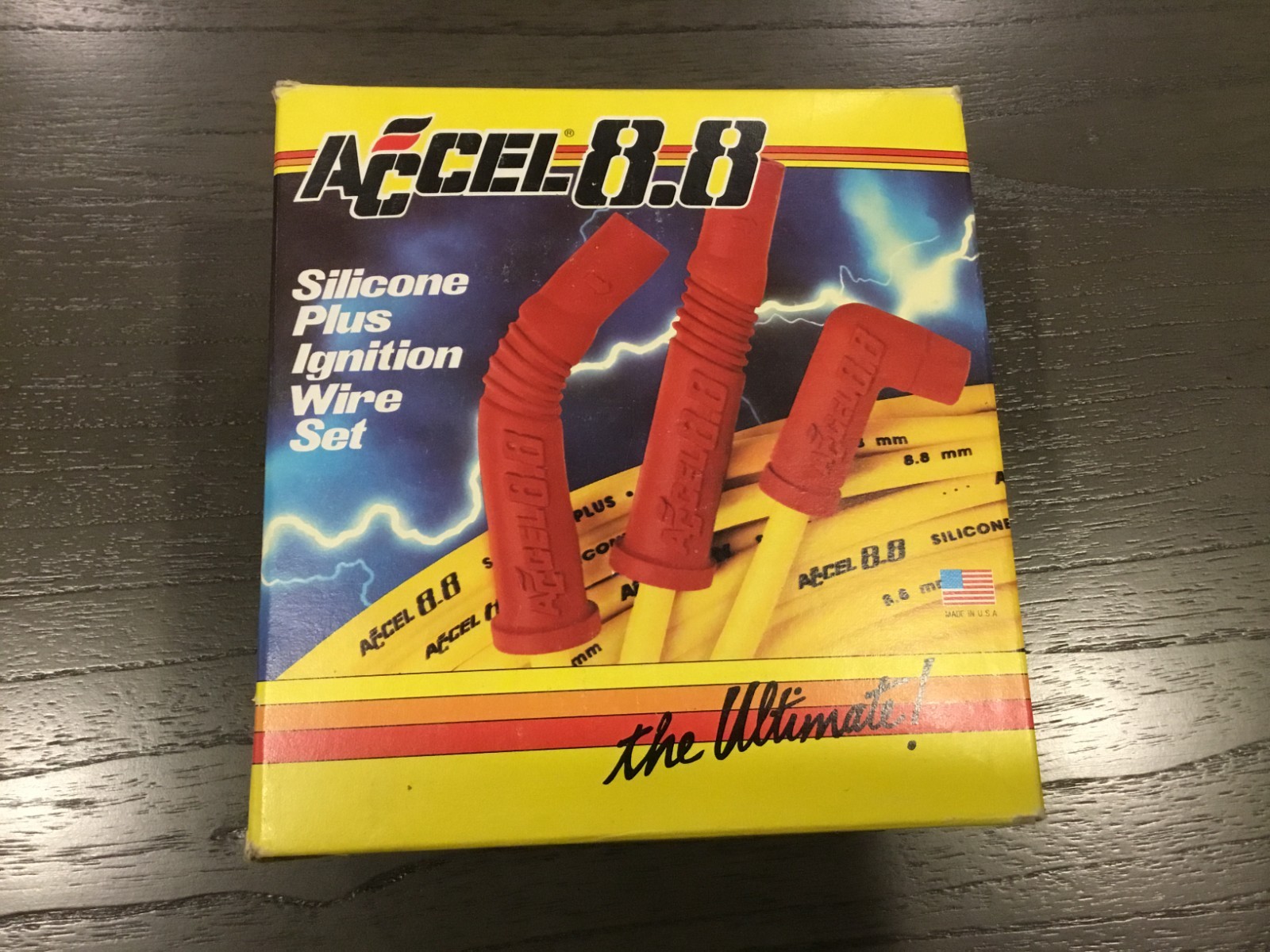 ACCEL 8030 8.8mm Silicone Plus Ignition Wire Set 1980s NOS Universal 8-Cylinder