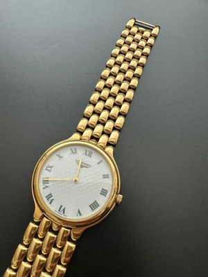 Longines Quarz Gold Herren Flyback Uhr, Top Zustand aus Japan