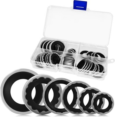 45PCS AC Gasket Sealer AC O Ring Seal Kit A/C Compressor Gasket O-Ring Port Seal