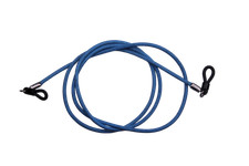 Eyeglass Strap Real Leather Light Blue