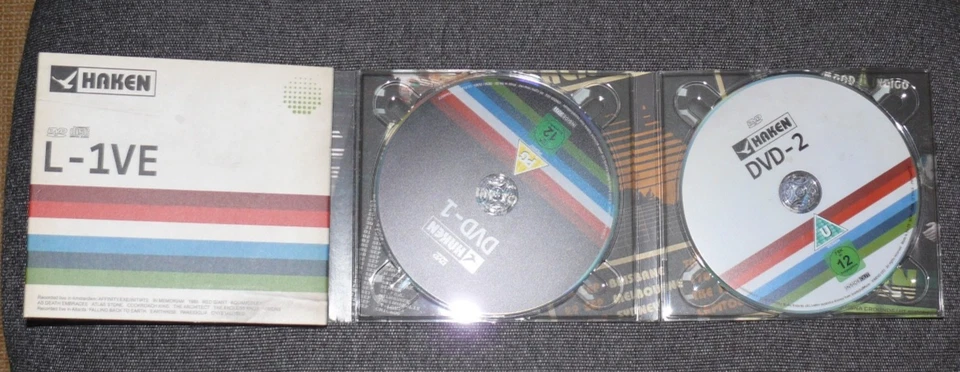 Haken - L1ve (2-CD/2-DVD, Prog, Digipak, neuwertig) - Bild 4 von 4