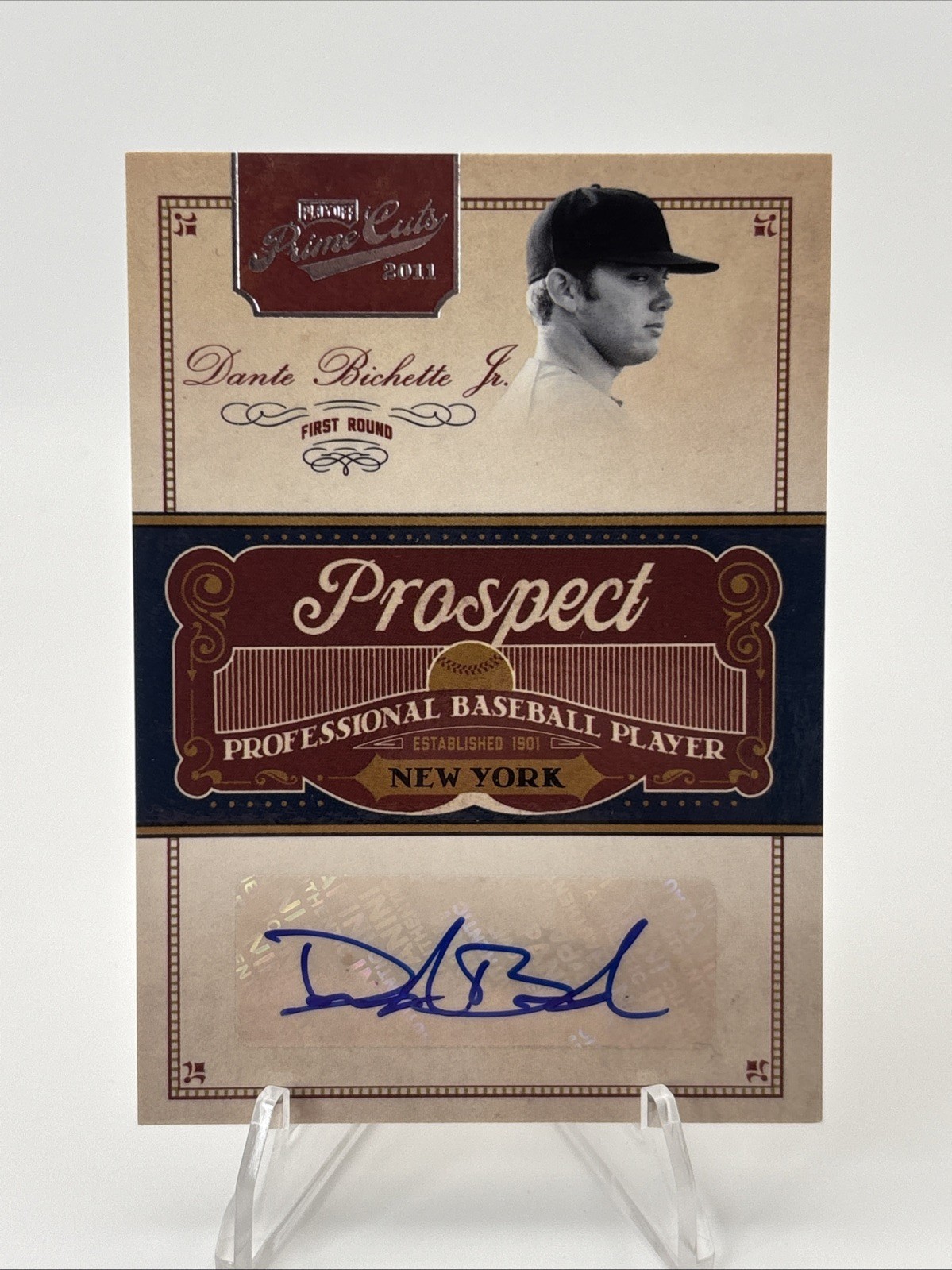 2011 Panini Prime Cuts Dante Bichette Jr Prospect Rookie RC Auto /299 Yankees