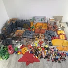 Playmobil Lot, Vintage 80s 90s Castle Dragon Knight Police People Accessories