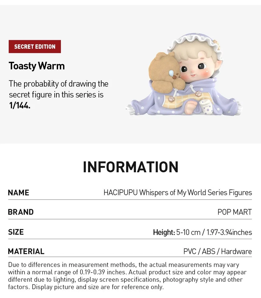 Authentic Hacipupu Whispers Of My World Series Blind Box Figures Toy Gift - Image 4 of 4