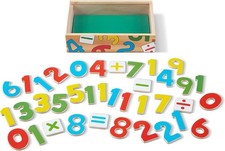Wooden Number Magnets 37 in a Box by Melissa  Doug New