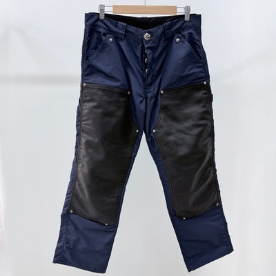 Chrome Hearts Leather Patch Nylon Carpenter Pants 158020871 [U]
