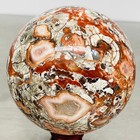 Natural Money agate Crystal Sphere Ball healing 1900G — photo 1