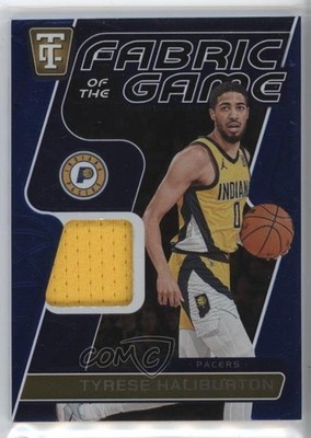 2024 Panini Totally Certified Mirror Blue 15/49 Tyrese Haliburton #FOG-TYH 05is