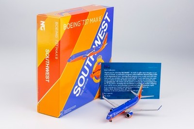 NG Models 88002 1/400 Southwest 737 MAX 8 N872CB Colleen Barrett Canyon Blue