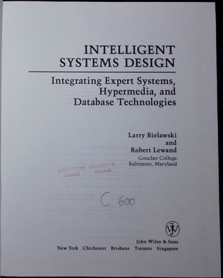 Intelligent systems design integrating expert systems, hypermedia, and Database 