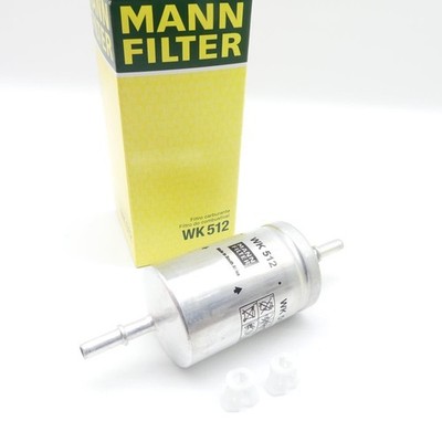 MANN-FILTER Kraftstofffilter WK 512 Benzinfilter Leitungsfilter WK512