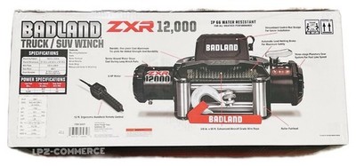 BADLAND ZXR 12,000 lb. Truck/SUV Winch with Wire Rope - Item 59407