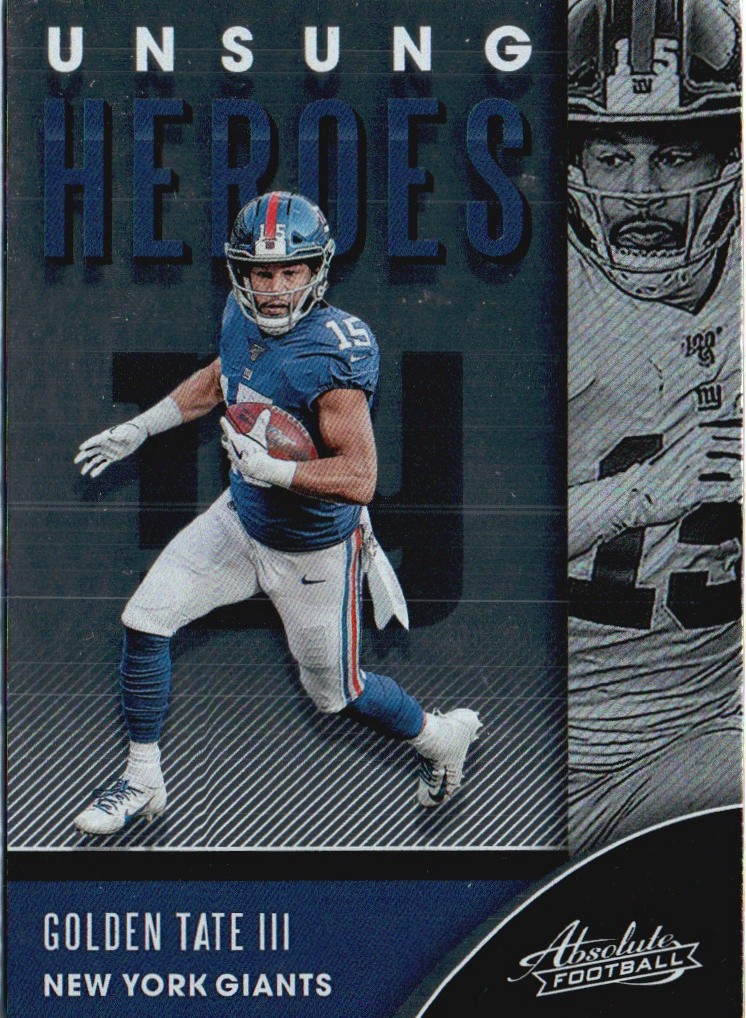 2020 Panini Absolute #UH-GT Golden Tate III Unsung Heroes