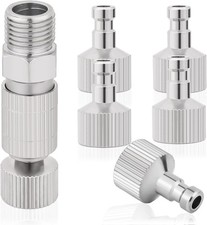 Airbrush Quick Disconnect Coupler Release Fitting  Plug, 6pcs Type 1