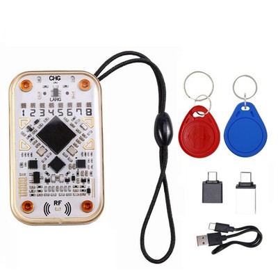 Chameleon Ultra RFID  Chip Reader + UID/8268 Schlüsselanhänger-Smartcard-Em6370