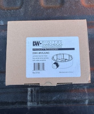 Digital Watchdog DWC   MV9JUNC Mounting Box For V9 Vandal Dome Cameras, White ￼￼
