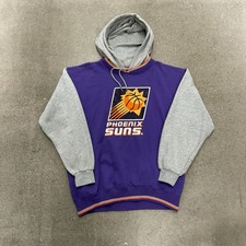 Vintage 90s Starter Phoenix Suns NBA basketball Hoodie Size Large