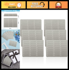 6 Pcs Metal Crypto Wallet Plates - Secure Seed Backup Storage for Passphrase  B