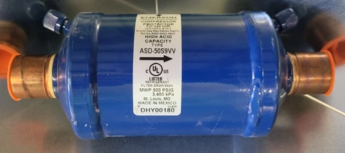 EMERSON Suction Line Filter Drier 1-1/8" ODF Solder *ASD-50S9VV *see details