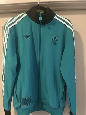 *NEW* adidas Liverpool FC Soccer Track Jacket Teal Full Zip Size M