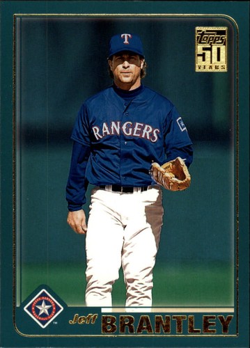 2001 Topps Traded Jeff Brantley #T74 card