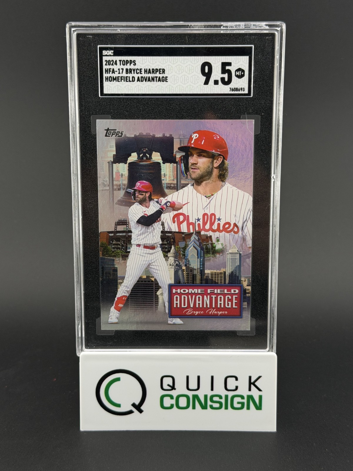 2024 Topps Bryce Harper Homefield Advantage HFA-17 SGC 9.5 Q6995