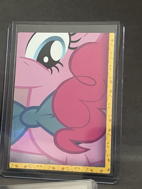 2015 Enterplay MLP FIM Series 3 Foil Puzzle Card #F45 Pinkie N Cheese Lyrics NM