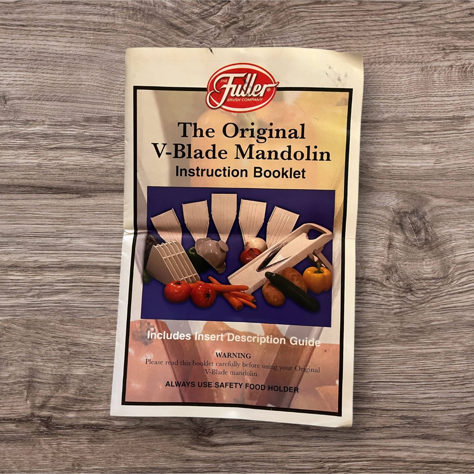 Fuller Brush Company V-Blade Mandolin ! New! (S1-705)