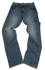 Wrangler Retro Jeans Men's 32x36 32x35 Slim Straight Denim Work Ranch Casual