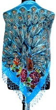 TURQ BLUE TRIBAL GYPSY BOHEMIAN DELUXE BEADED...