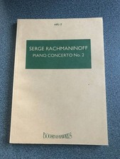 Orchestra Score Score /Rachmaninoff Piano Concerto No. 2 Boosey  Hawke 