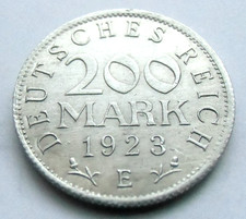(848) WEIMAR REPUBLIC  -  200 MARK  -  1923 E