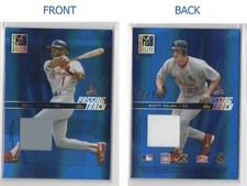 2004 Donruss Elite Passing the Torch Relic Cardinals Ozzie Smith Scott Rolen /50