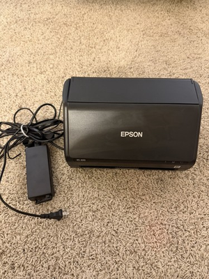 #ad Epson Workforce ES 400 Color Duplex Document Scanner J381A TESTED With Cords $124.99
