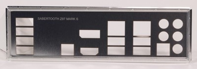 New IO Shield Backplate for ASUS SABERTOOTH Z97 MARK S ATX Motherboard