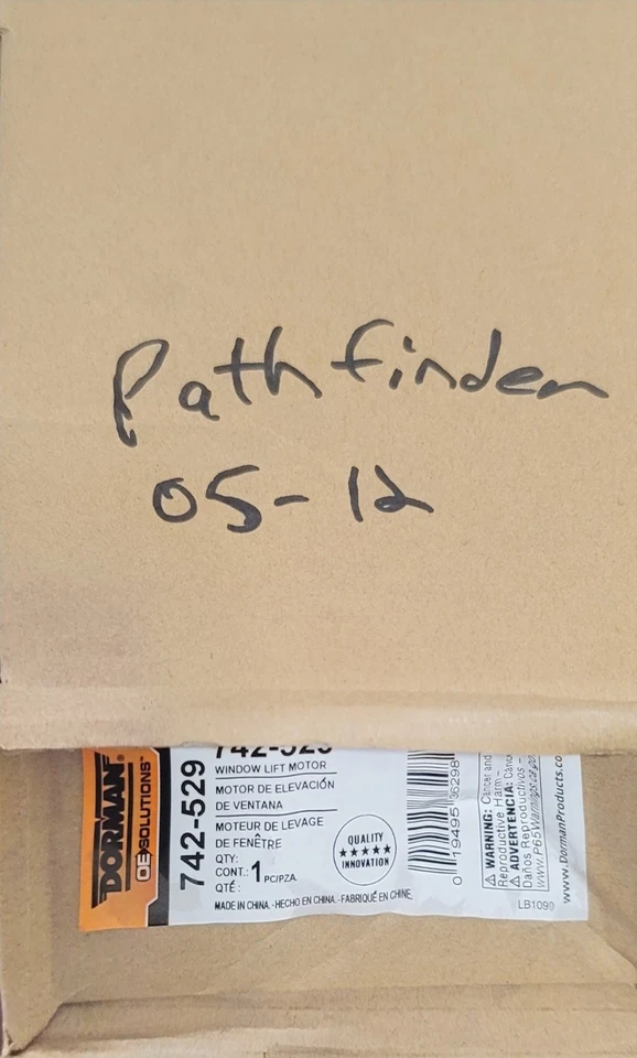 Motor ventana eléctrica DORMAN NISSAN PATHFINDER 2005-2012 parte delantera izquierda 742-529 Foto 3 de 3