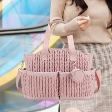 Image of Diaper Bag Tote New Parent Gift Multifunctional Mummy Changing Bag for Trip