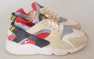 Nike Air Huarache Yin Yang Yellow Sail Blue Black DV2117-700 Mens Size 9.5