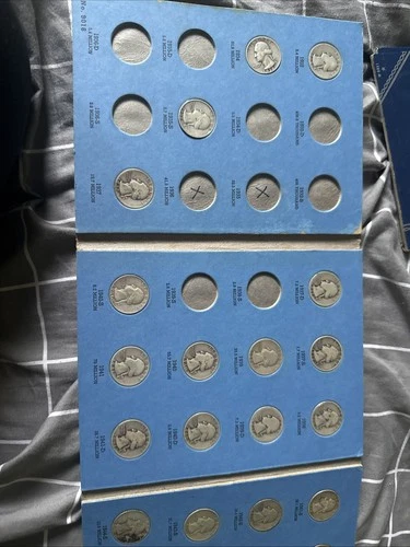 27 Lot 1930-1040/ 90% Washington Quarter Silver Coins Good+ Condition