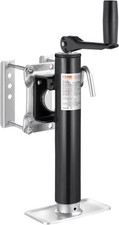 2000lb Swivel Trailer Jack 10 Lift Heavy Duty Bolt-on For Rv Utility