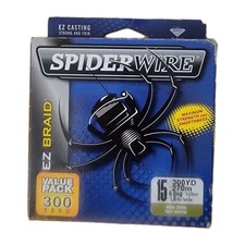 15 lb Spiderwire EZ Braid Fishing Line - 300 Yards of Moss Green Strength