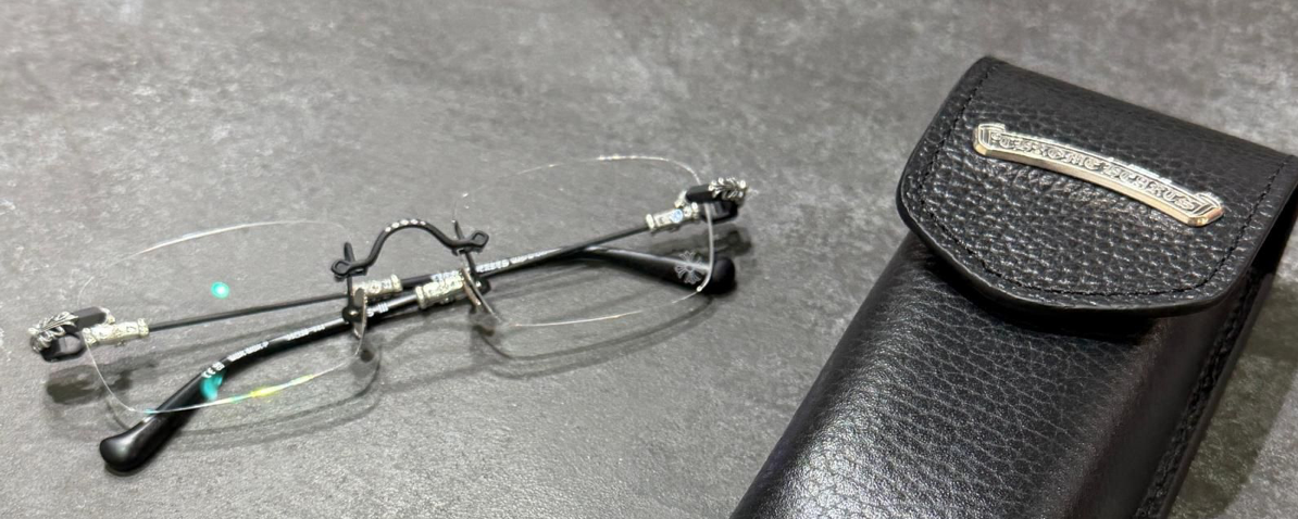 CHROME HEARTS Eyeglasses PILLS III MBK-MBK-P Silver 55□20-144 W