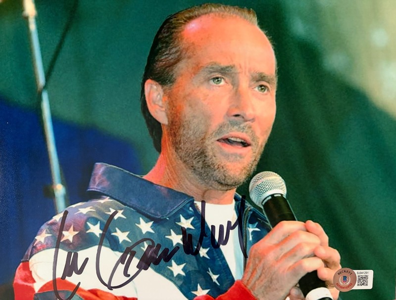 Lee Greenwood Signed (BAS) Autographed 8x10•TRUMP•USA FIRST•Beckett Certified