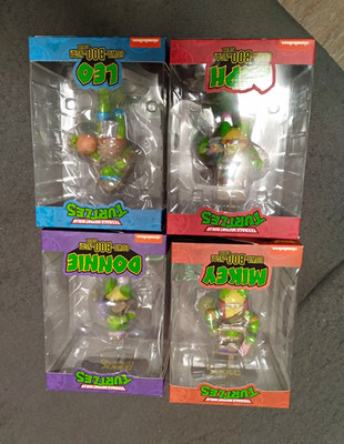 Nickelodeon Teenage Mutant Ninja Turtles Cowa-BOO-Nga Remix Figuren Set 4x