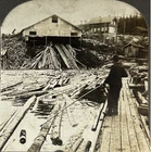 NORVEGE Skotfoss Papermaking C1900 Stereo Photo Vintage Original Print