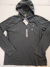Polo Ralph Lauren Mens Black Core Replen Long Sleeve Pullover Hoodie Size Large