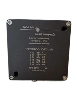  SENSOR INSTRUMENTE - SPECTRO-3-30-FCL-JR / ZUBEHÖR GEBRAUCHT