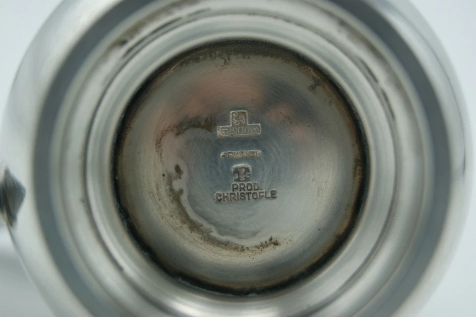 JUEGO DE SERVICIO CHAPADO EN PLATA CHRISTOFLE VENDOME BANDEJA OLLA AZUCARERA CAFÉ TÉ FRANCIA Foto 3 de 4