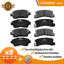 Front and Rear Ceramic Brake Pads for 1992 -1996 Lexus ES300 Toyota Camry Celica