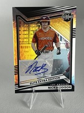 2022 Panini Elite Extra Nick Biddison Auto Los Angeles Dodgers 